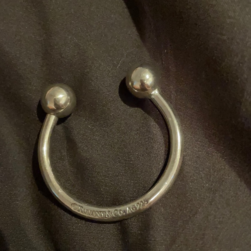 Tiffany & Co U shape key ring RARE